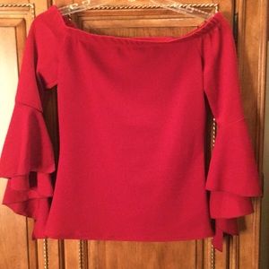 Off the shoulder blouse